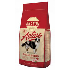 ARATON Dog Adult Active All Breed Poultry granule pro psy 15 kg