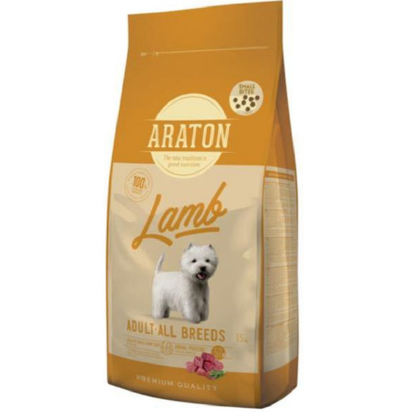 ARATON Dog Adult Lamb Small granule pro dospělé psy 15 kg