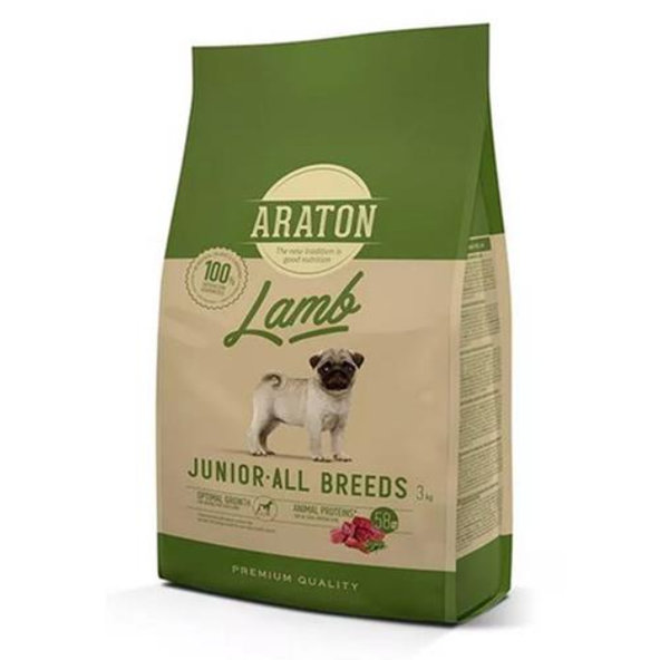 ARATON Dog Junior Lamb granule pro psy 3 kg