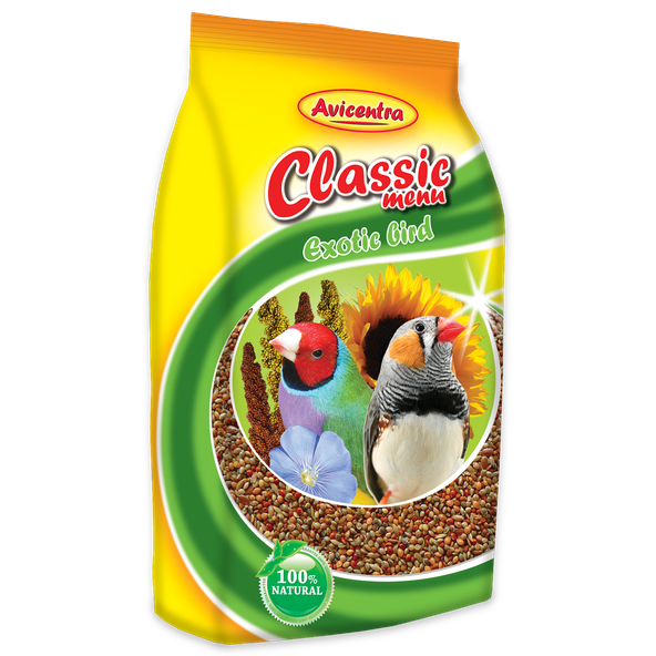 AVICENTRA Classic Menu Drobný exot krmivo pro exotické ptactvo 1 kg