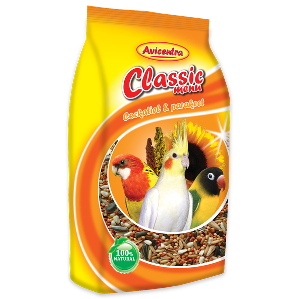 AVICENTRA Classic Menu krmivo pro malé papoušky 1 kg
