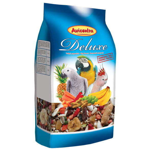 AVICENTRA Deluxe krmivo pro velké papoušky 1 kg