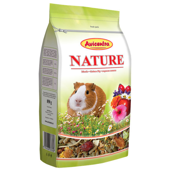 AVICENTRA Morče NATURE krmivo pro morčata 850 g