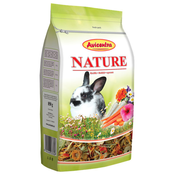 AVICENTRA NATURE krmivo pro králíky 850 g