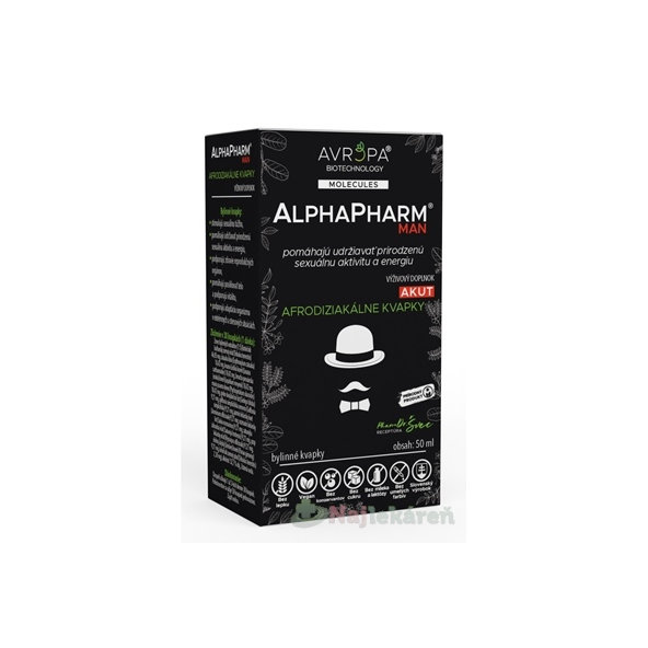 Avropa AlphaPharm bylinné kapky 50 ml