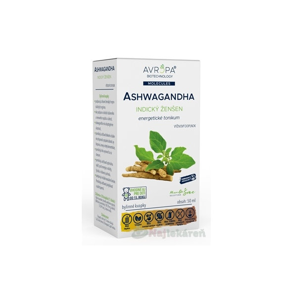 Avropa Ashwagandha bylinné kapky 50 ml