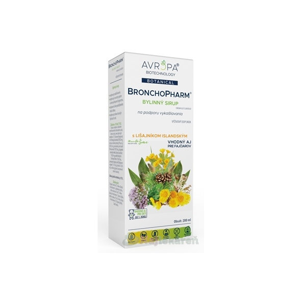 Avropa BronchoPharm bylinný sirup 200 ml