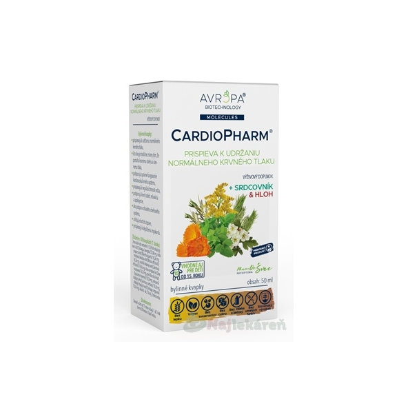 Avropa CardioPharm bylinné kapky 50 ml