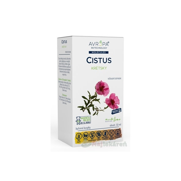 Avropa Cistus krétský bylinné kapky 50 ml