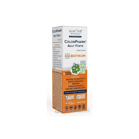 Avropa ColonPharm Akut Forte probiotické kapky 30 ml