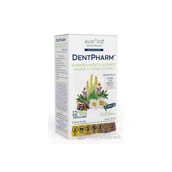 Avropa DentPharm bylinné kapky 50 ml