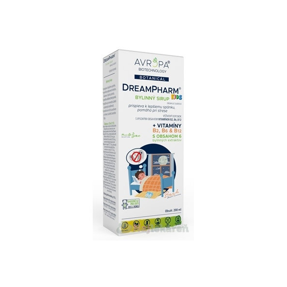 Avropa DreamPharm Kids bylinný sirup 200 ml