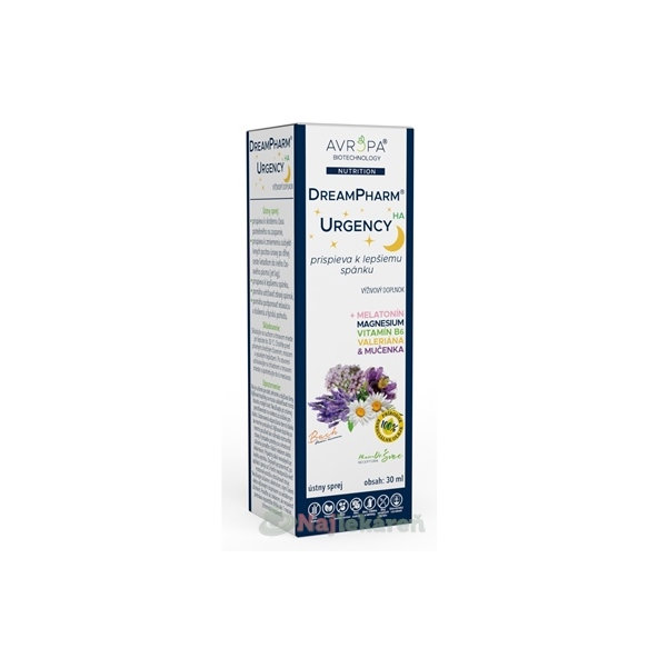 Avropa DreamPharm Urgency HA ústní sprej 30 ml