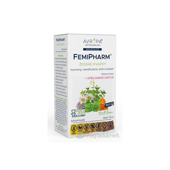 Avropa FemiPharm bylinné kapky při bolestivé menstruaci 50 ml
