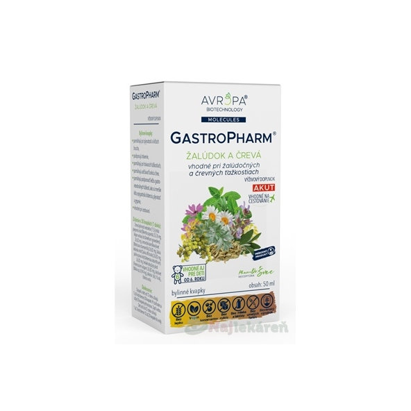 Avropa GastroPharm bylinné kapky 50 ml