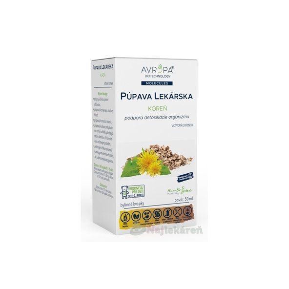 Avropa Pampeliška lékařská kořen bylinné kapky 50 ml