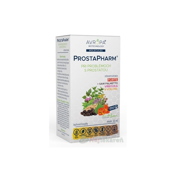 Avropa ProstaPharm bylinné kapky na prostatu 50 ml
