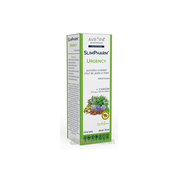 Avropa SlimPharm Urgency ústní sprej na potlačení chuti k jídlu 30 ml
