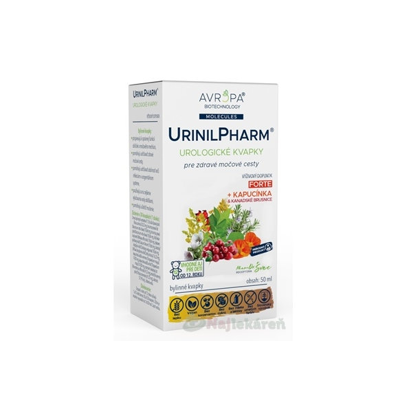 Avropa UrinilPharm bylinné kapky 50 ml