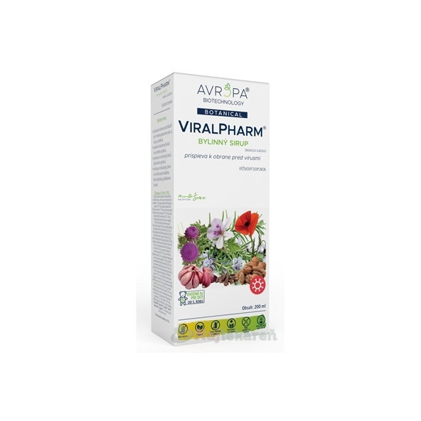 Avropa ViralPharm bylinný sirup 200 ml