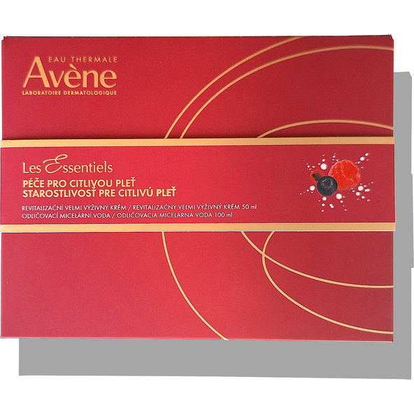 AVENE Les Essentiels revitalizační krém 50 ml + micelární voda 100 ml