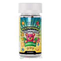 ADELLE DAVIS Multivitamin Gummies + Omega 3 6 9 pomeranč 30 ks