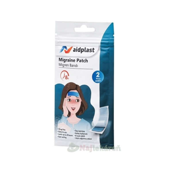 Aidplast Náplast na migrénu 2 ks