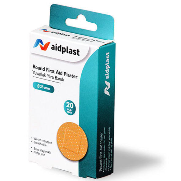 Aidplast Kulatá náplast 20 ks