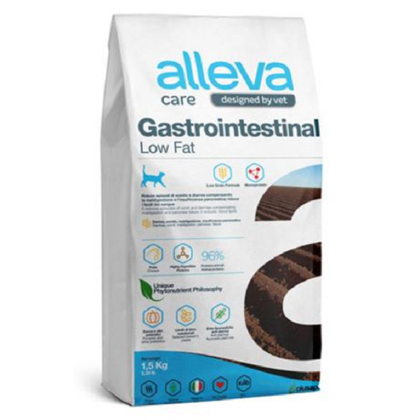 Alleva Vet Care Cat Adult ALS Gastrointestinal Low Fat 1,5 kg