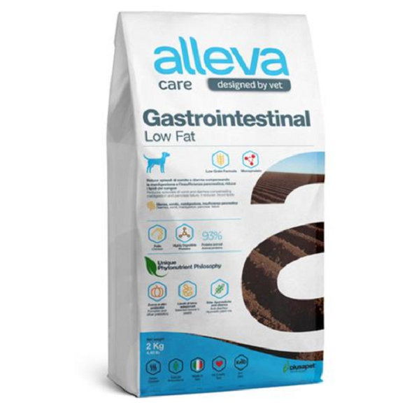 Alleva Vet Care ALS Gastrointestinal Low Fat pro dospělé psy 12 kg