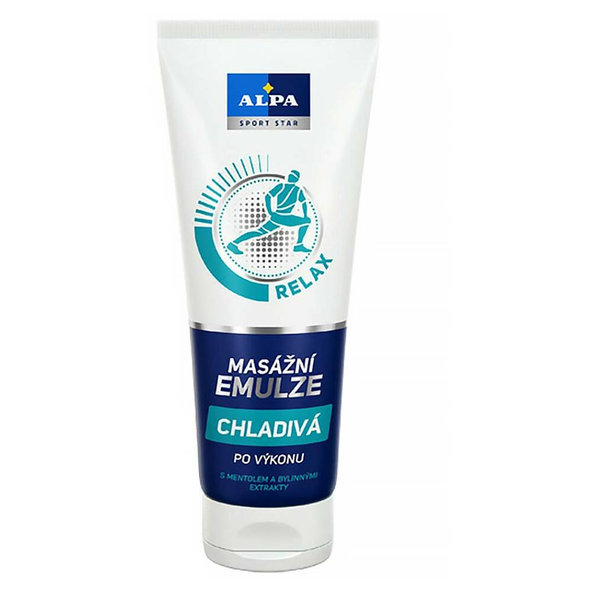 Alpa SportStar Masážní emulze chladivá Relax po výkonu 210 ml