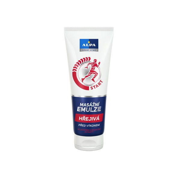 Alpa SportStar Masážní emulze hřejivá Start před výkonem 210 ml