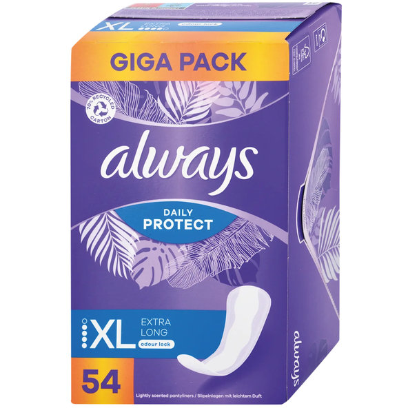 Always Daily Protect Extra Long intimky 54 ks