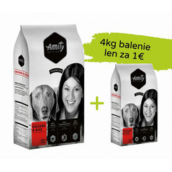 Amity Premium Chicken and Rice 15 kg + 4 kg za 1 €