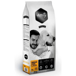 Amity Premium granule pro psy Iberian Pork and Rice 15 kg