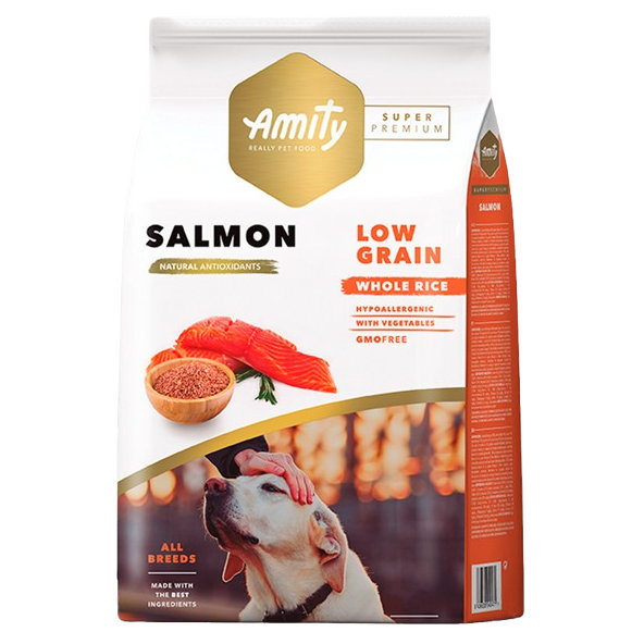Amity Super Premium LG granule pro psy Salmon 4 kg