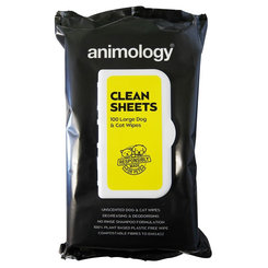 Animology Clean Sheets čisticí ubrousky pro psy a kočky 100 ks