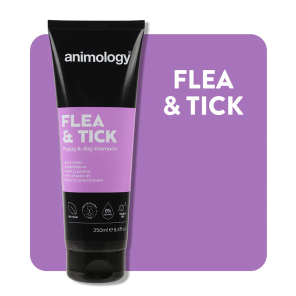 Animology Flea & Tick antiparazitní šampon pro psy 250 ml