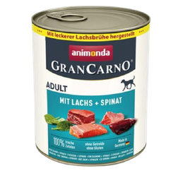 Animonda GranCarno® Adult konzerva pro psy losos a špenát 800 g
