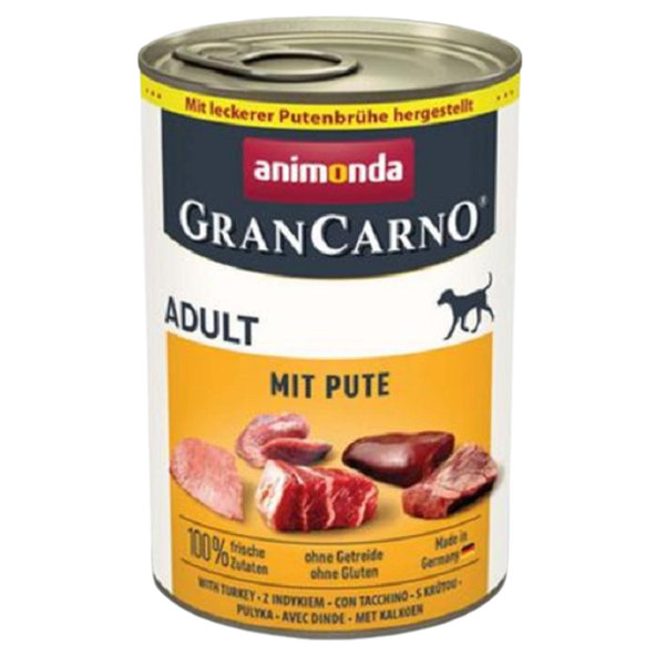 Animonda GranCarno® Adult konzerva pro psy krůta 6x400 g