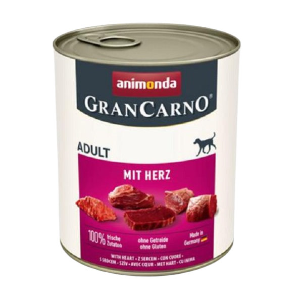 Animonda GranCarno® Adult srdíčka konzerva pro psy 6x800 g
