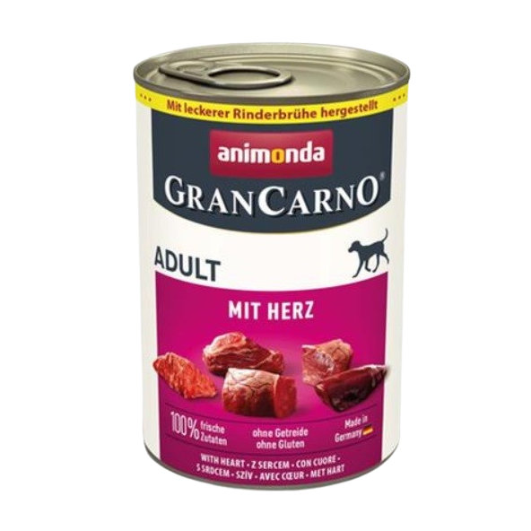 Animonda GranCarno® Adult konzerva pro psy srdíčka 6x400 g
