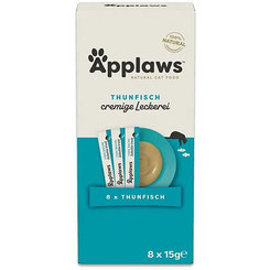 Applaws Cat Treat Tuna Puree pamlsek 8 × 15 g