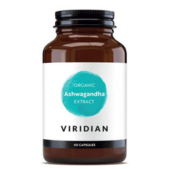 Viridian ashwagandha indický ženšen extrakt 60 kapslí