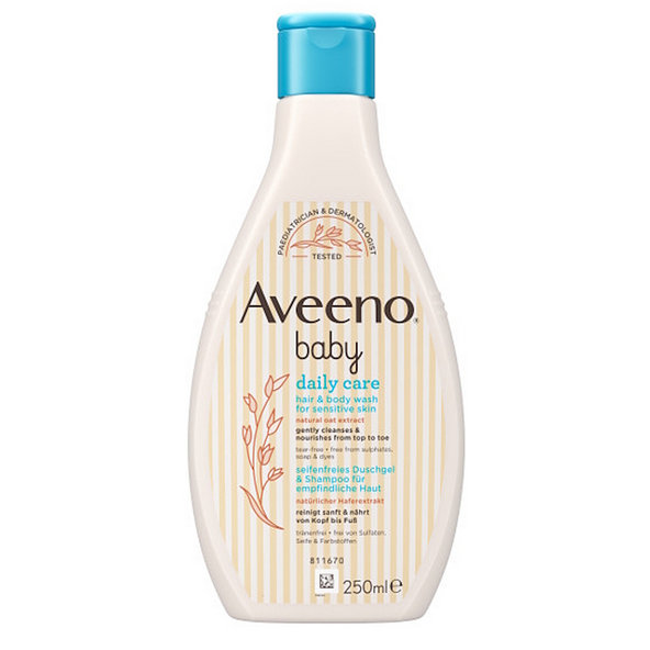 Aveeno Baby Daily Care Hair & Body Wash mycí gel 250 ml