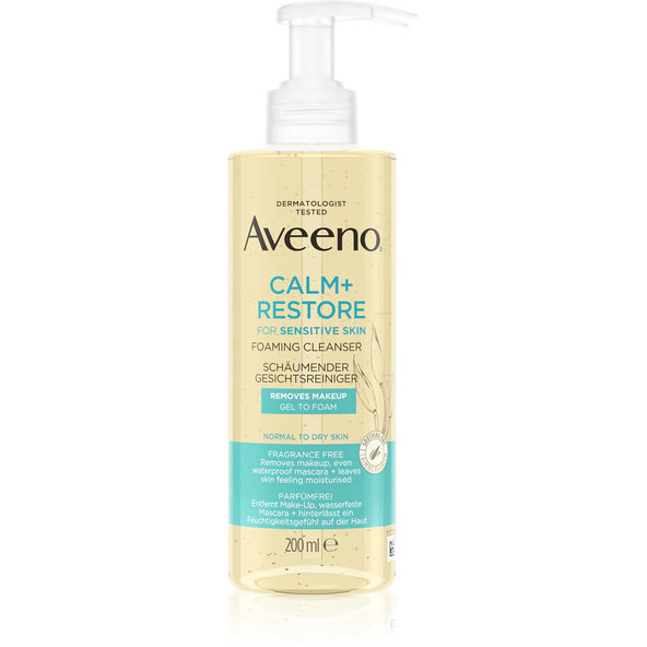 Aveeno Calm+Restore Foaming Cleanser čisticí pěna 200 ml