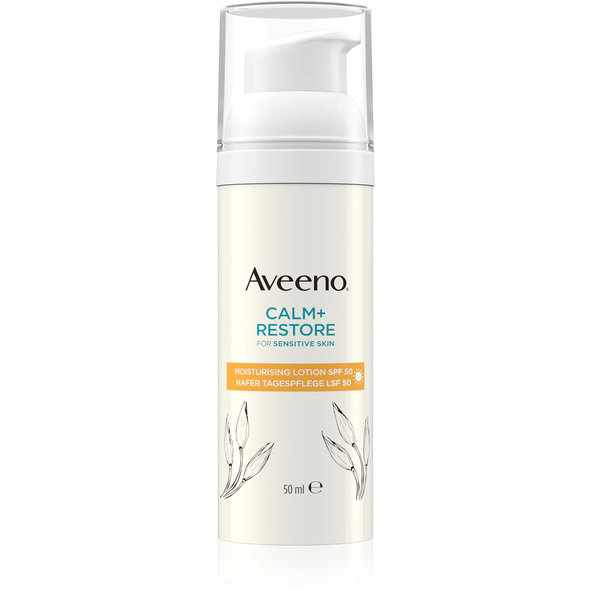 Aveeno Calm+Restore Moisturising Lotion SPF50 50 ml