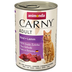 Animonda Carny® Adult konzerva pro kočky hovězí a jehněčí 400 g