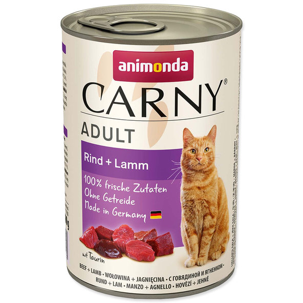 Animonda Carny® Adult konzerva pro kočky hovězí a jehněčí 400 g