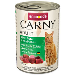 Animonda Carny Adult konzerva hovězí a králík 400 g